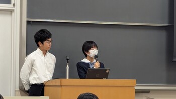 生徒から児童へ学校生活について語る会