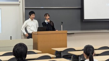 生徒から児童へ学校生活について語る会