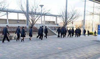 地震防火避難訓練を実施