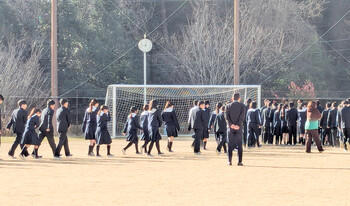 地震防火避難訓練を実施