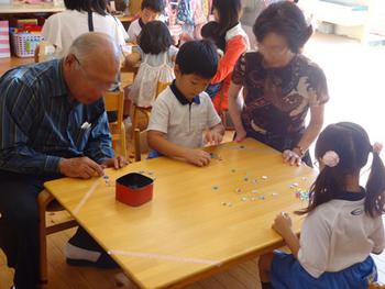 【西田】祖父母参観