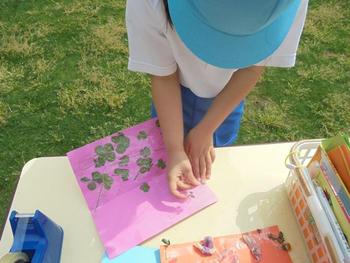 草花遊びに夢中です 言万葉 ことのよろずは ブログ 奈良学園幼稚園