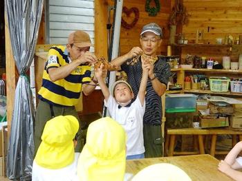 お泊まり保育１　森の工作館・始まり始まり!