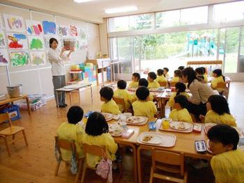 「うめごはんの話を聞きました」食育