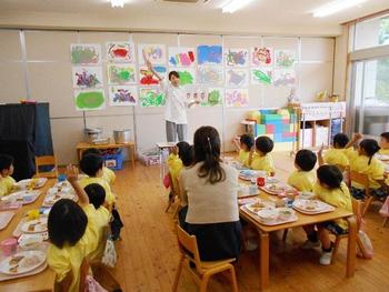 「うめごはんの話を聞きました」食育