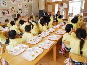 「うめごはんの話を聞きました」食育