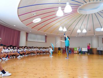 奈良学園大学実習生特技披露