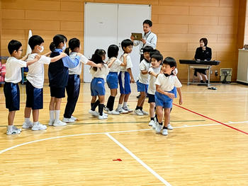 年長組がP3生と交流