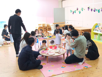 第2回2歳児保育体験　ぴよぴよなとみん