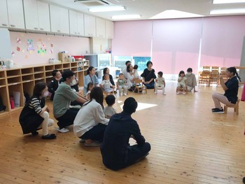 第2回2歳児保育体験　ぴよぴよなとみん