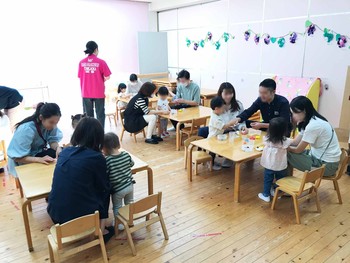 第2回2歳児保育体験　ぴよぴよなとみん