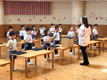 マーチング教室始まる