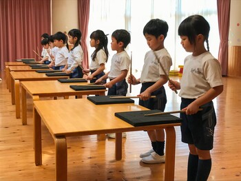 マーチング教室始まる