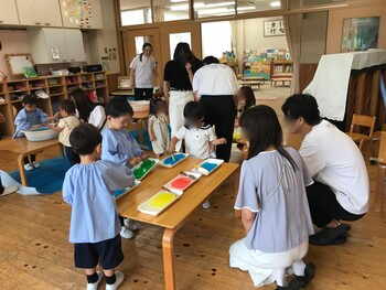 年少保育体験を行いました