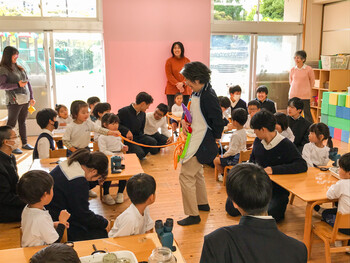 水中の生き物観察会