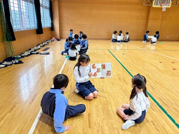 年長組がP3生と交流