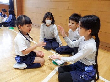 年長組がP3生と交流