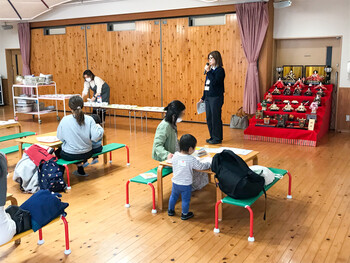 体験入園るんるんなとみん・給食試食会