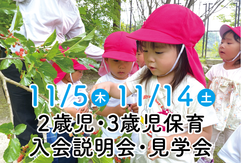 2歳児3歳児保育